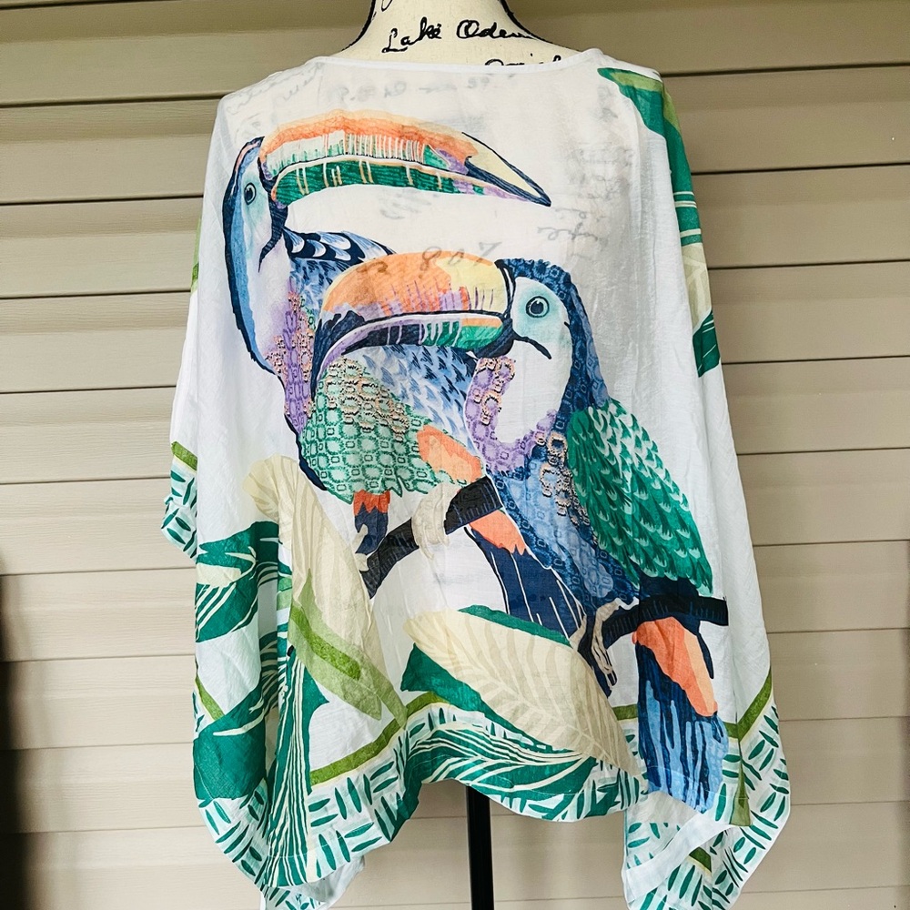 Chico's $99 Island Motif Poncho